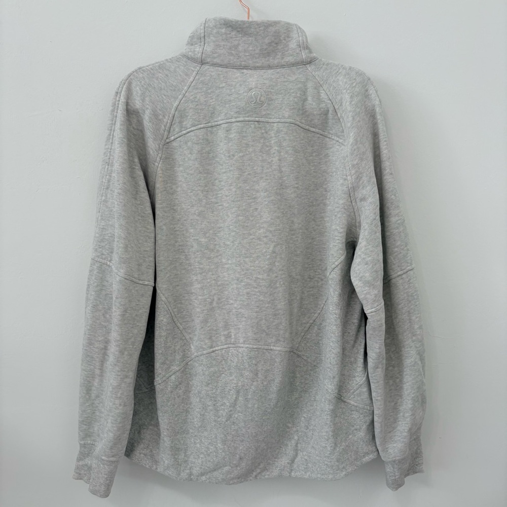 Lululemon | Scuba Oversized Funnel Neck Full Zip | Sz M/L | Heather Grey | EUC - Picture 5 of 10